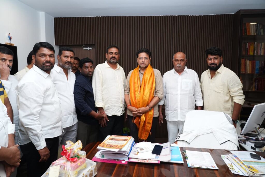 మంత్రి శ్రీధర్ బాబుకు విజయదశమి శుభాకాంక్షలు తెలిపిన ఎమ్మెల్యే ప్రేమ్ సాగర్ రావు